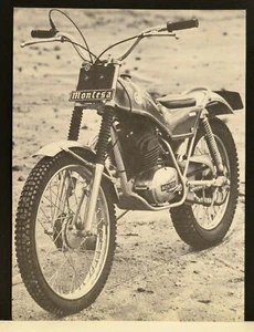 2 1973 Montesa Cota Motorcycle Print pinup - Picture 1 of 2