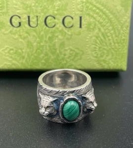 Gucci NEW Garden Tiger Head Silver Ring Ag925 461991 - Picture 1 of 8