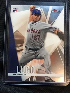2017 Topps Finest Seth Lugo Rookie Base Card #19 Mets RC - Foto 1 di 2