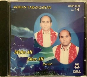 Akhian Taras Gaiyan Vol 14 By Sher Ali Mehr Ali - Pakistani Qawwali CD - Imagen 1 de 2