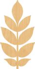 Ash Leaf Laser Cut Out Wood Shape Craft Supply - Woodcraft Cutout