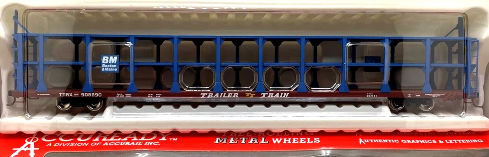HO ACCURAIL ACCUREADY 99310 TRI-LEVEL OPEN AUTORACK BOSTON MAINE BM TTRX 908890 - Image 1 of 1