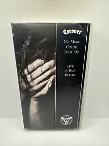 Coroner - No More Color Tour '90 (En vivo en Berlín Oriental) (VHS RARO) - Imagen 1 de 3