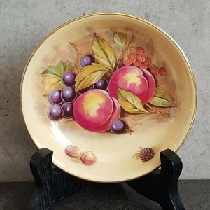 Plato pequeño de colección Aynsley ""Orchard Gold"" hueso baratija China Inglaterra - Imagen 1 de 6