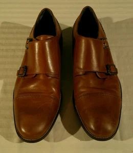 Cole Haan Grand.360 Herren Doppel Mönch Riemen Elegant Schuhe Braun Leder Größe 8,5 M - Bild 1 von 12