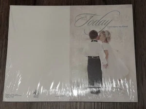 Broadman & Holman 8.5”x11” Stationery  "Today I will marry my friend" Wedding - Picture 1 of 8