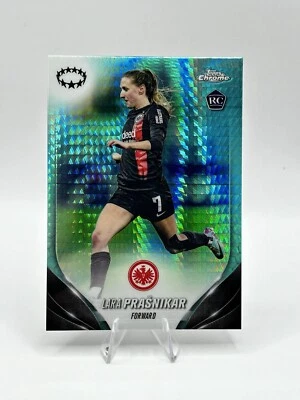 Signe Bruun Real Madrid C.F. #74 2023-24 Topps Chrome UEFA WCL Aqua Prism - Image 1 of 2