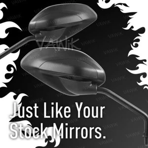 VAWiK Motorcycle -OE Replacement L+R Mirrors FD320 For Ducati Scrambler 800 15'- - Bild 1 von 7