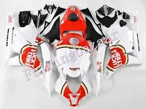 Kit de carenado por inyección ABS 2009-2012 CBR600RR blanco rojo afortunado golpe - Imagen 1 de 7