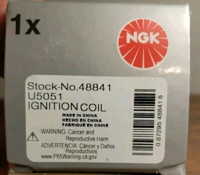 Bobina de encendido NGK U5051 48841 para Honda Civic 2001-2005 Foto 1 de 2