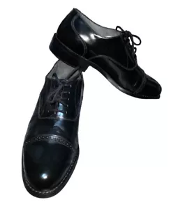 STUART MCGUIRE CON ORTOVENTILACIÓN PARA HOMBRE CORDONES SUPERIORES CUERO NEGRO TALLA 10.5EEE - Imagen 1 de 5