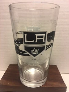 Tazza di vetro pinta birra LA Kings 16 oz NHL Los Angeles Kings - Foto 1 di 6