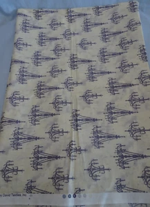 Emily Adams Wild Apple FRENCH COUTURE David Textiles Cotton Fabric 3 yds 16" - Picture 1 of 8