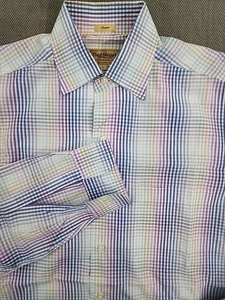 Camisa de Vestir Paul Stuart Camisa Multicolor Grande L - Imagen 1 de 9