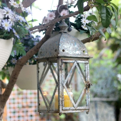 Suporte de vela de metal para decoração de casa - Imagem 1 de 4