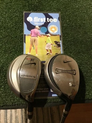 Nike Ladies Slingshot Hybrids Set (3 HL Hybrid & 5 Hybrid) Graphite Shafts READ - Image 1 of 4