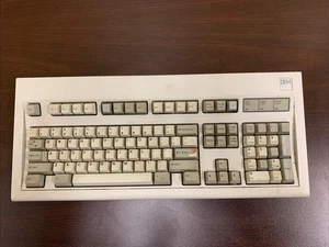 Vintage IBM AT (Silver Label) Model M, Clicky Keyboard, P/N 1390131 UNTESTED - Picture 1 of 20