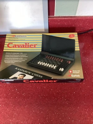 Saitek Kasparov Cavalier Schachcomputer getestet funktioniert Vintage 1988 - Bild 1 von 4