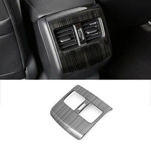 For Honda 10th Accord 2018-2022 Black Stainless Rear Air Outlet Vent Frame Decor - Picture 1 of 6