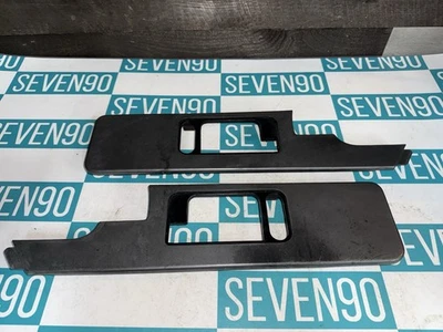 88-94 Chevy GMC OBS Manual Window  Door Lock Panel Bezels Silverado OBS - Image 1 of 2