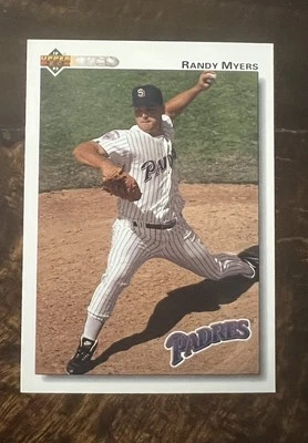 1992 Upper Deck #741 Randy Myers San Diego Padres - Image 1 of 2