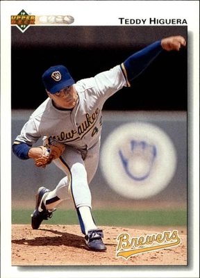 1992 Upper Deck #138 Teddy Higuera - NM - Image 1 of 2