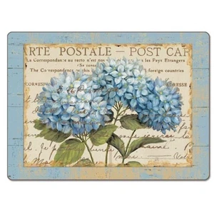 Blue Hydrangeas Hardboard Placemat, Set of 2 - Picture 1 of 3