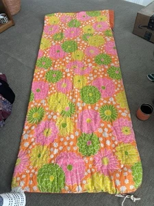 Vintage 60er-70er Jahre Groovy & Retro Flower Power Psychedelic Hippie Schlafsack - Bild 1 von 9