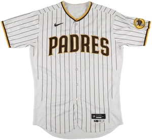 2021 Chris Paddock San Diego Padres Pitcher Game Worn Home Nike Jersey Size 46 - Picture 1 of 10