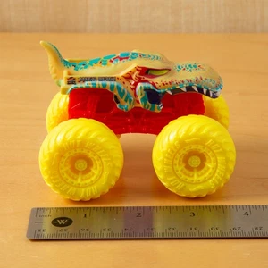 Mega Wrex Monster Truck All-Yellow Wheel Variant (Rare) Hot Wheels 1/64 - Picture 1 of 4