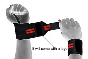Weight Brace Power Lifting Wrist Strap Bandage Fist Hand Wrist Support Training - Picture 1 of 2
