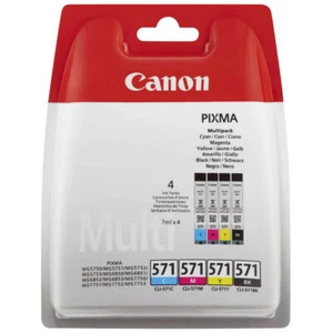 Original Canon PGI570 BK & CLI571 CMYK Tintenpatronen für Pixma TS5050 TS5055 Posten - Bild 1 von 10