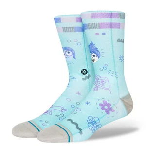 Inside Out / Pixar by Bubnis Poly Crew Socks Men's 9-13 - Picture 1 of 3