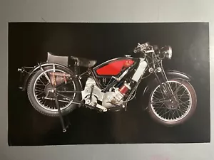 1934 Scott Flying Squirrel Motorcycle Picture, Print - RARE!! Awesome Frameable - Picture 1 of 1
