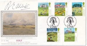 PETER ALLISS SIGNED GOLF COVER - Picture 1 of 1