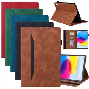 Magnetic Leather Case Card Cover for iPad Pro 13 11 10 9 8 7 6 5th Gen Air Mini - Picture 1 of 64