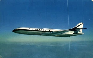 Postal cromada de aviones Caravelle Air France B77 - Imagen 1 de 2