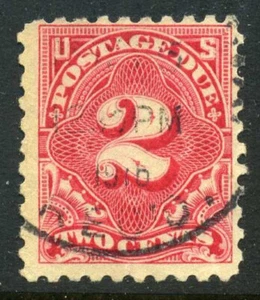 Estampillas de Estados Unidos # J60 2c franqueo rosa 1916 perfecto 10 Uwmk cv $75 4J7 9 - Imagen 1 de 2