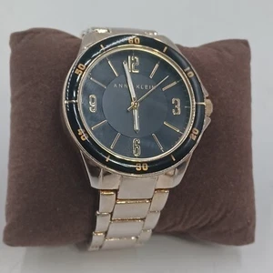 Orologio Anne Klein New York uomo 40mm tono oro quadrante nero batteria nuova AK 1886 - Foto 1 di 9