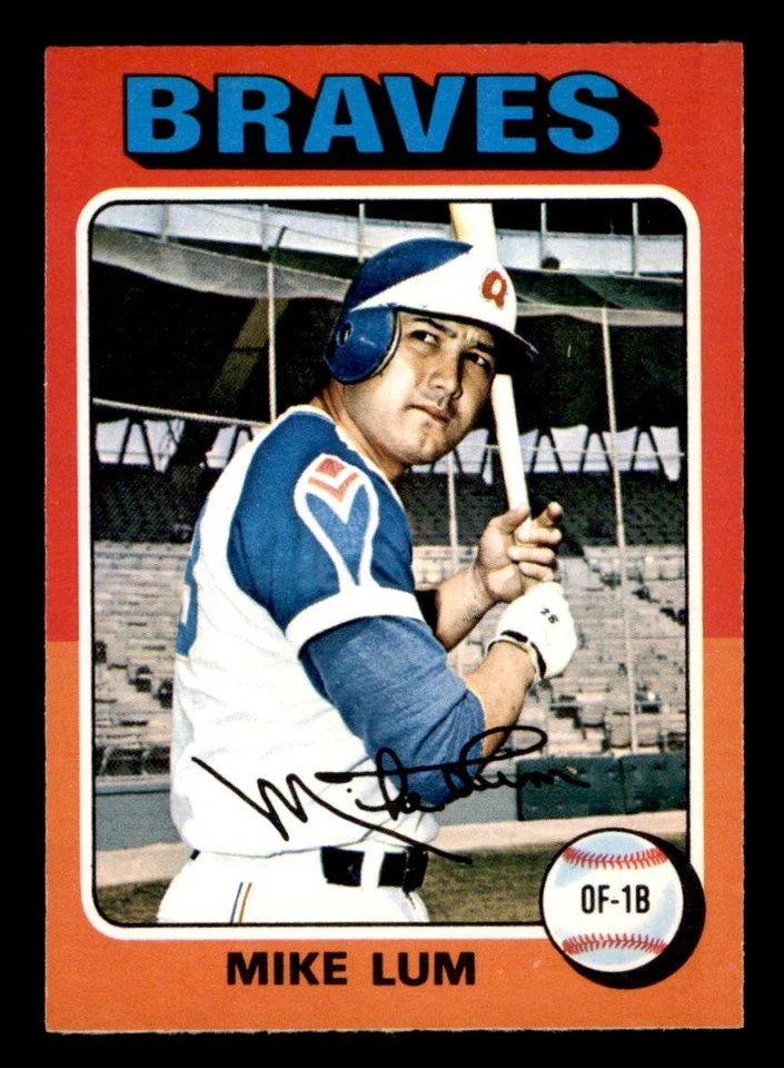 1975 OPC O-Pee-Chee Baseball #154 Mike Lum NM/MT - Image 1 of 2