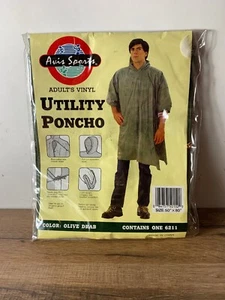 Neu in OVP!!! Avis Sports olivbrauner Vinyl Utility Poncho für Erwachsene - Bild 1 von 7