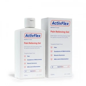 ActivFlex Pain Relieving Gel 125ml (Flexall 454 Alternative) Menthol 7% - Picture 1 of 2