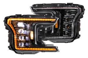 18-20 Ford F150 Morimoto XB LED Headlights (Gen 2) LF501.2-A-ASM (Amber DRL) - Picture 1 of 12