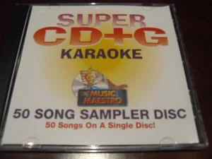 MUSIC MAESTRO KARAOKE SUPER CD+G CAVS SEALED 50 TRACKS SCDG - Picture 1 of 1