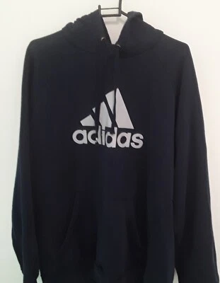 adidas tracksuit navy blue large men's women's gym sports sports wear training  - Image 1 of 3
