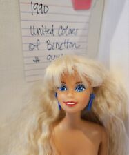 Vintage Mattel 1990 United Colors of Benetton Barbie #9404