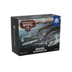 Union - Senator Battlefleet Set: Warcradle Studios Dystopian Wars - Foto 1 di 2