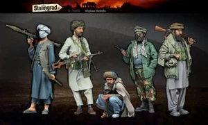 Afghan Rebels Figuren im Maßstab 1:35 - Resin Miniaturen für Militär Dioramen - Bild 1 von 1