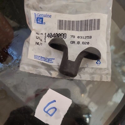 NOS 1980'S GM JACK / SPARE TIRE STORAGE NUT OEM EL CAMINO, MONTE CARLO 14040088 - Image 1 of 4