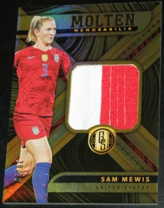 2019-2020 Gold Standard Sam Mewis Molten Memorabilia AU # /36 Patch Jersey 2020 - Picture 1 of 3